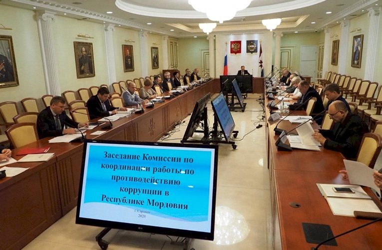 Состоялось заседание Антикоррупционной комиссии Республики Мордовия