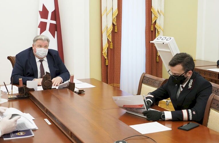 Глава Мордовии провел рабочую встречу с начальником Куйбышевской железной дороги Вячеславом Дмитриевым