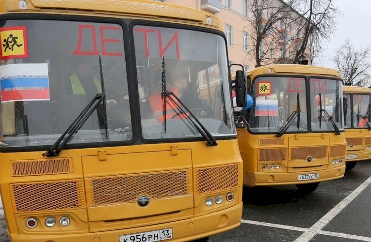 Рузаевские школы получили новые автобусы